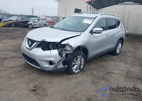 2016 Nissan Rogue Sv from USA, damaged, VIN KNMAT2MT3GP595911